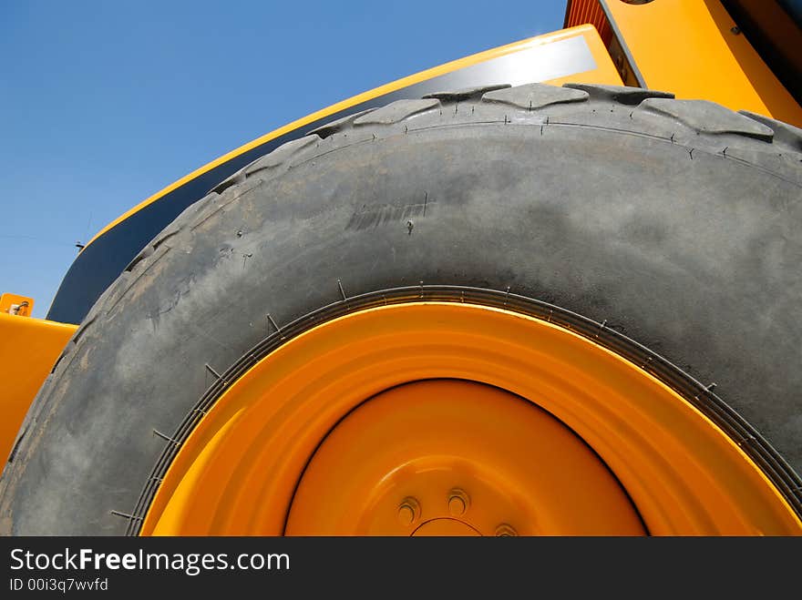 Wheel of  vehicle, close up. Wheel of  vehicle, close up