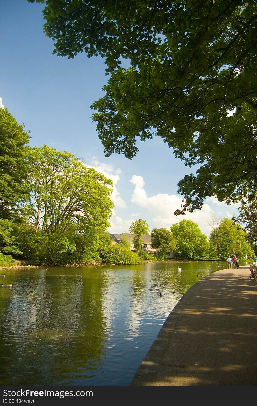 The river wye, bakewell, derbyshire, england, united kingdom. The river wye, bakewell, derbyshire, england, united kingdom.