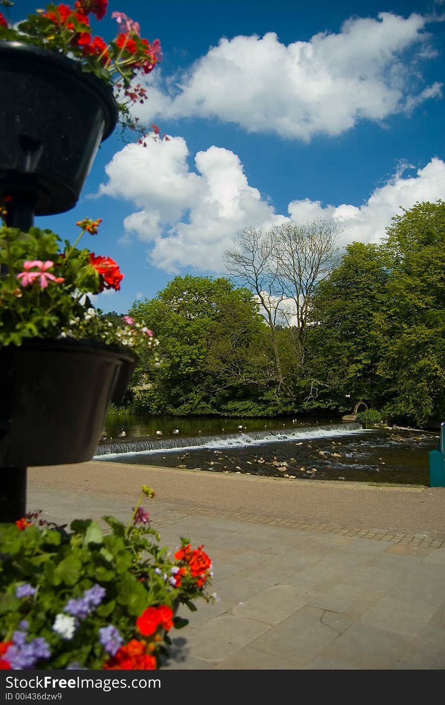 The river wye,
bakewell,
derbyshire,
england,
united kingdom. The river wye,
bakewell,
derbyshire,
england,
united kingdom.