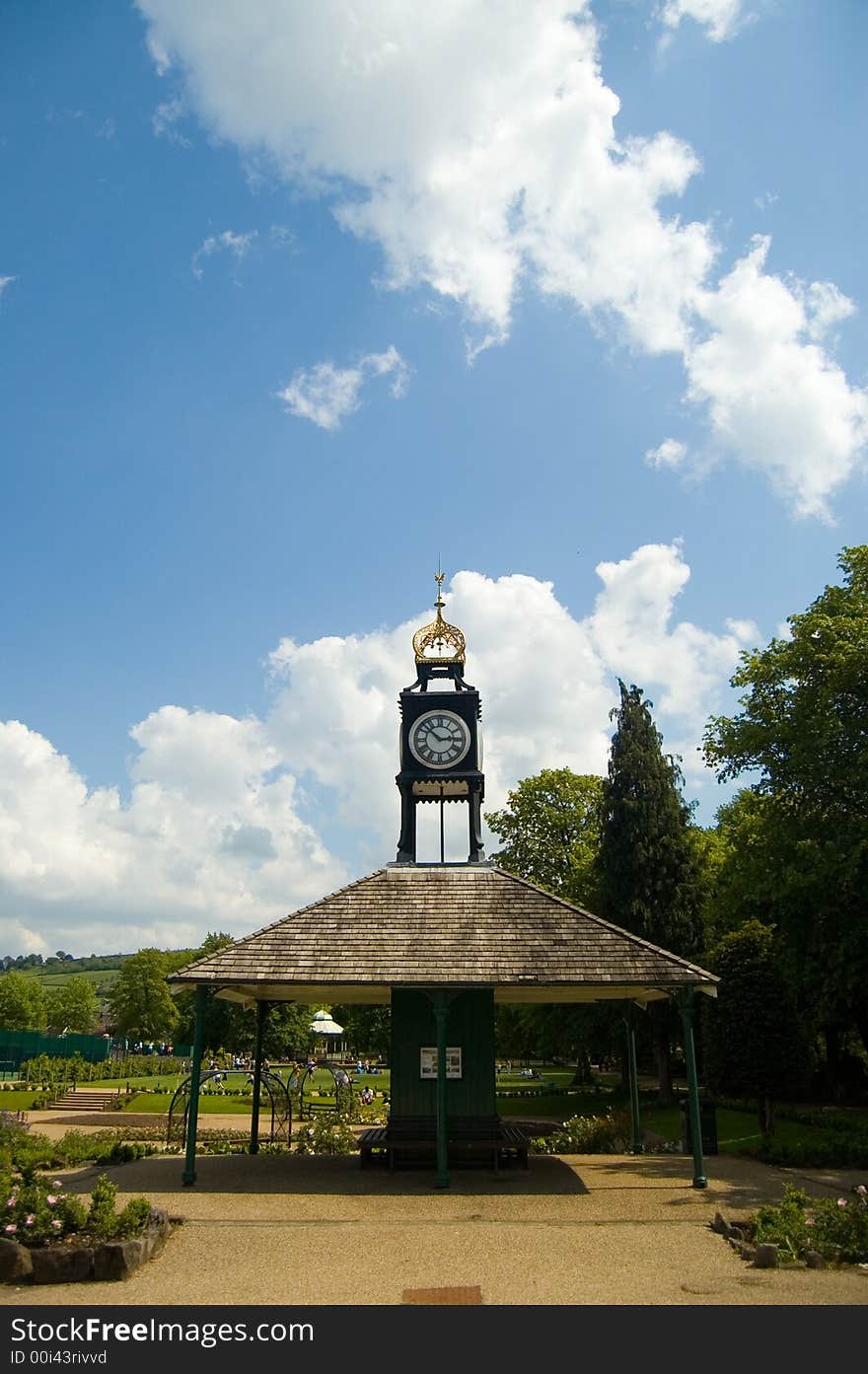 The gardens at matlock