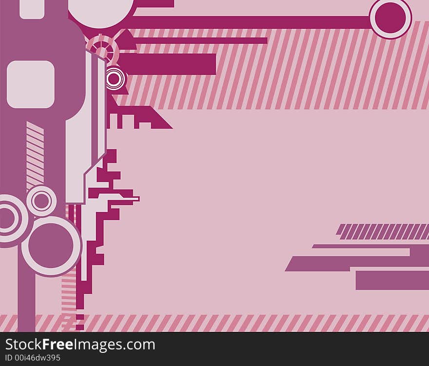 Abstract technical background in purple and rose colors. Abstract technical background in purple and rose colors.