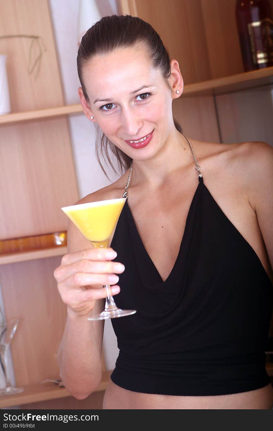 Woman With Cocktail