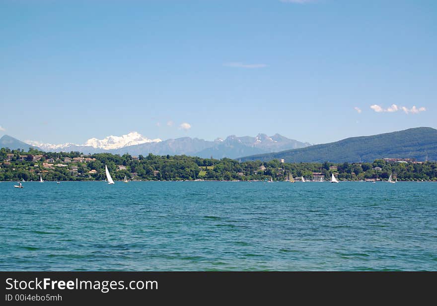 Yachting in Geneva lake