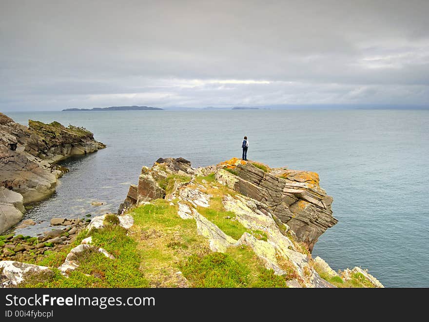 Looking out from a headland at Mellon Udrigle, Sutherland, NW Scotland