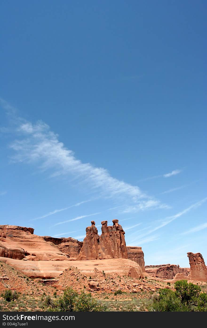 Canyon lands national park Arches