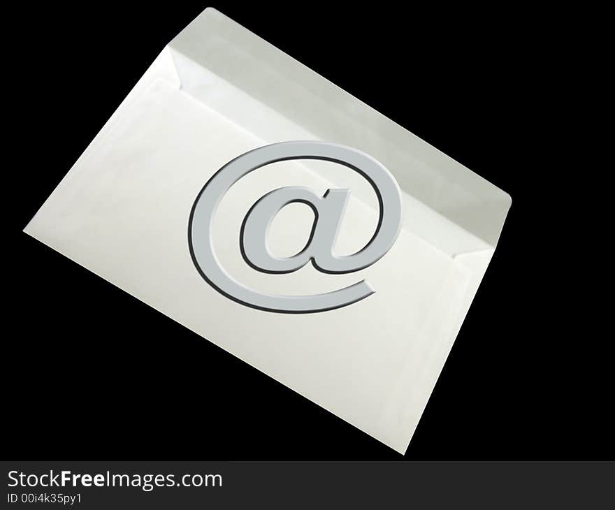 Email button showing @ for letters. Email button showing @ for letters