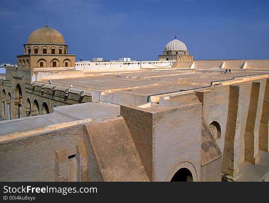 Tunisian ancient city view