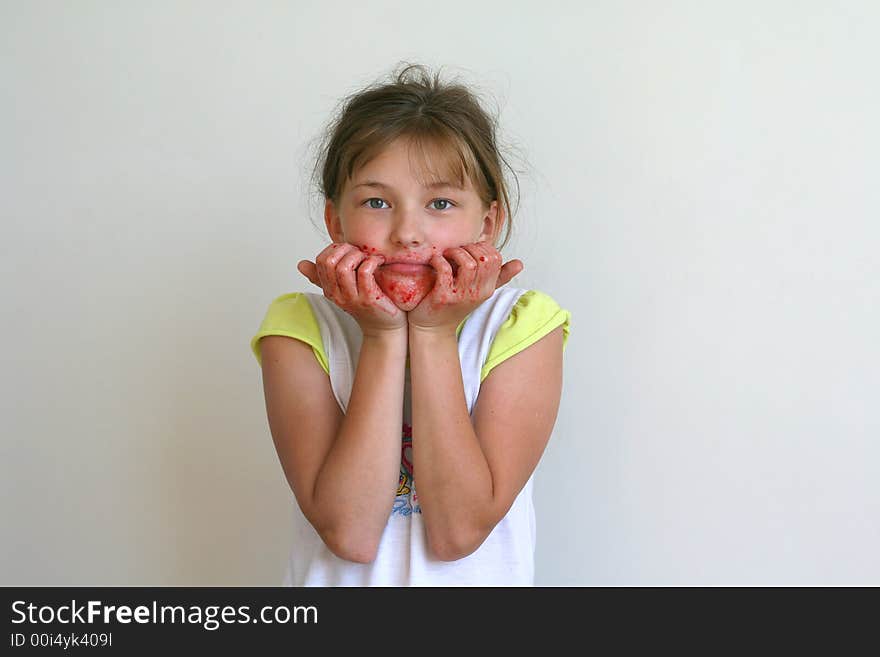 Girl And Jam