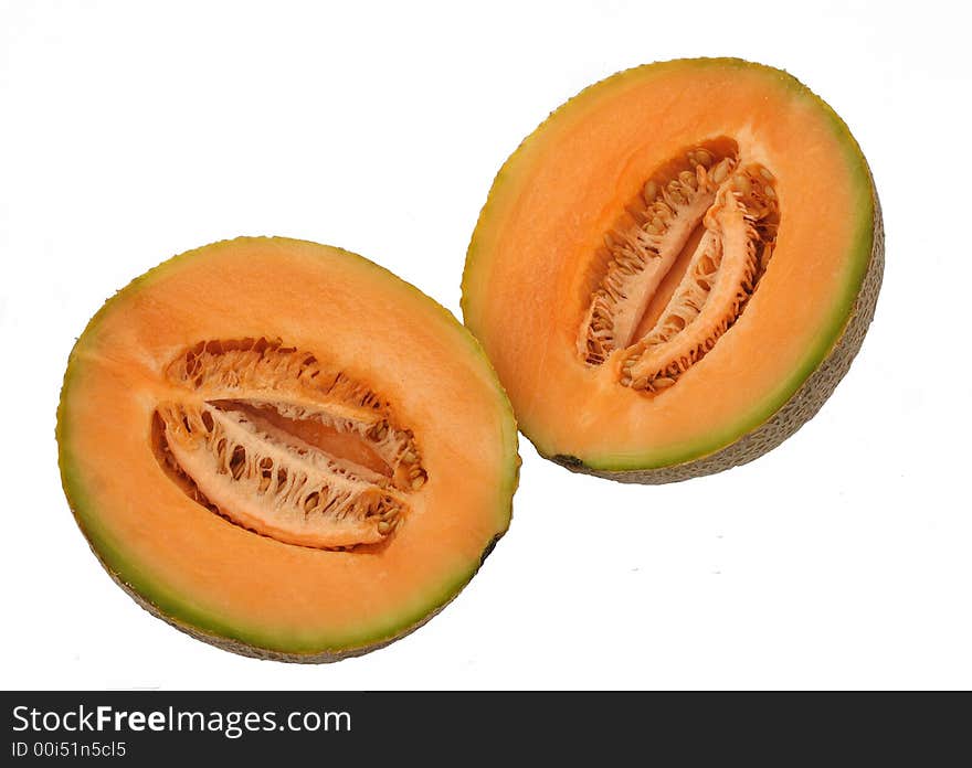 Fresh Cantaloupe Halves