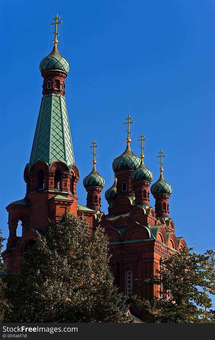 The domes of an orthodox church