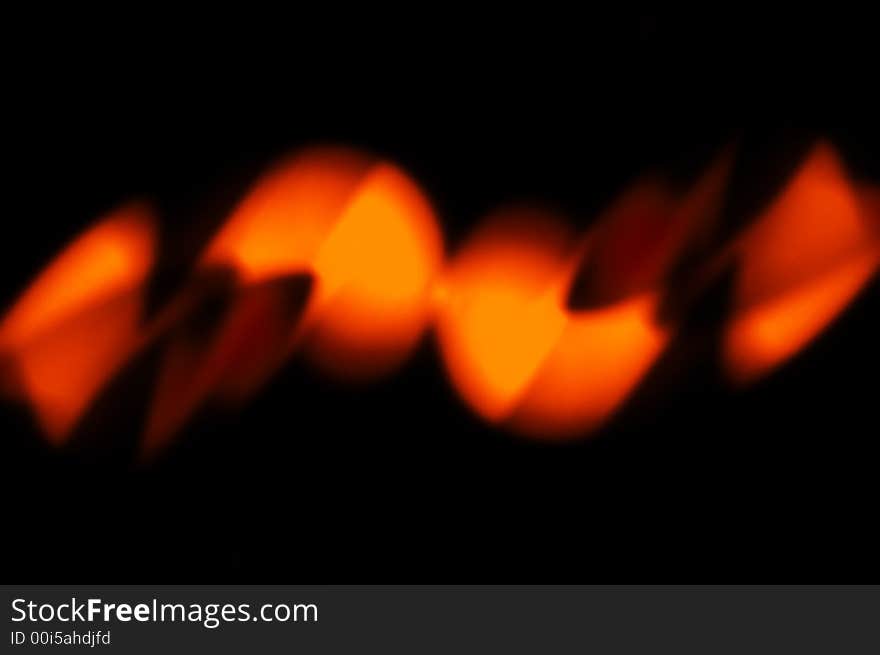 Abstract flame shapes against black background. Abstract flame shapes against black background