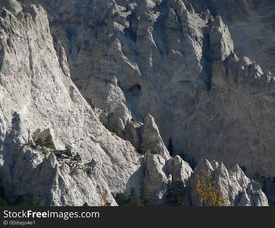 Chalk Cliffs and clouds