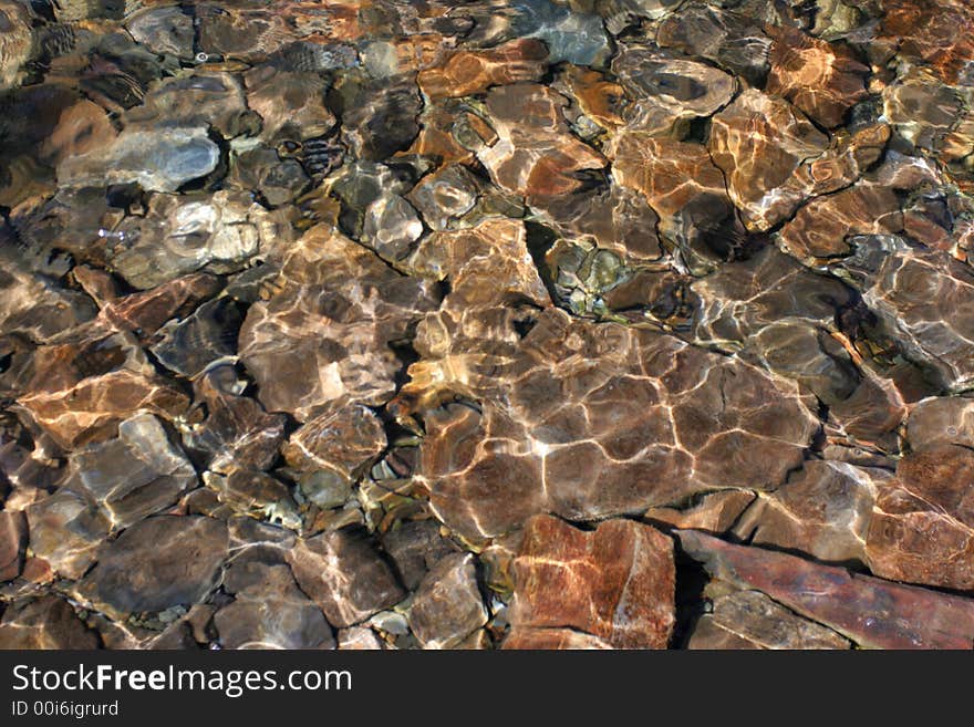 Close-up of clear water from a lake. Close-up of clear water from a lake