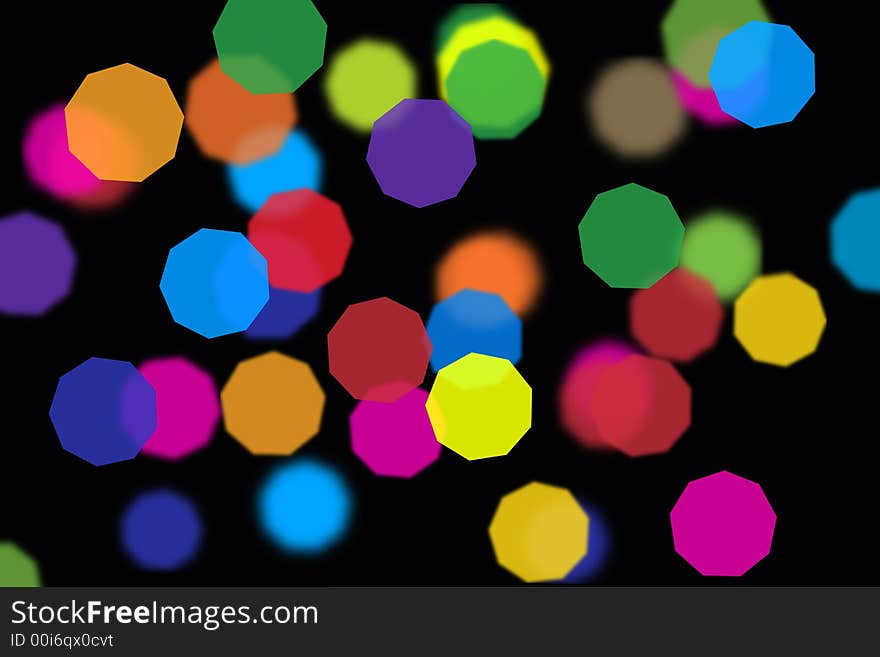 The image of abstract multi coloured sparks. The image of abstract multi coloured sparks