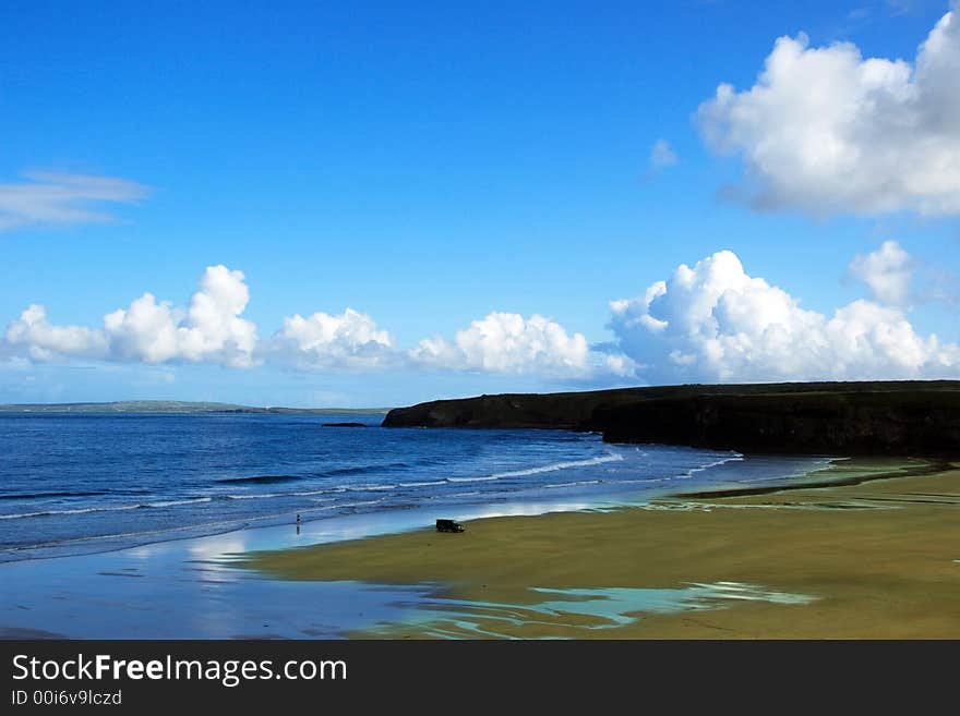 View of the atlantic ocean. View of the atlantic ocean