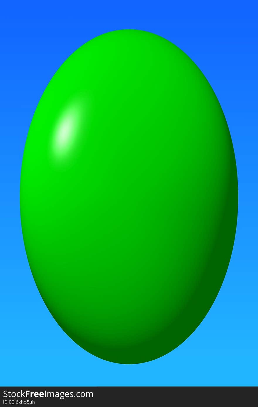 Computer generated image of Easter egg