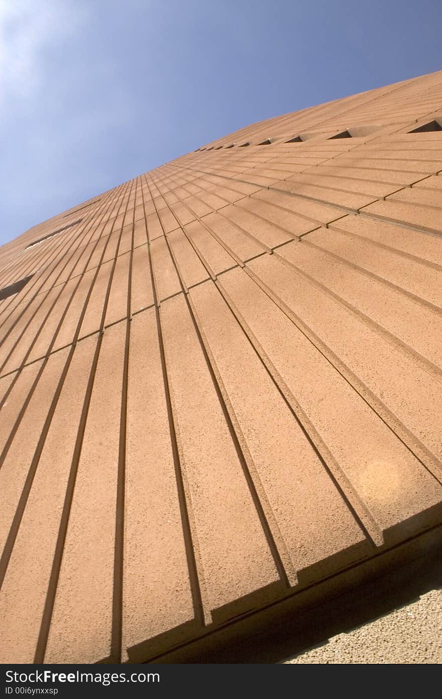 Shot of a building reaching for the sky. Shot of a building reaching for the sky.