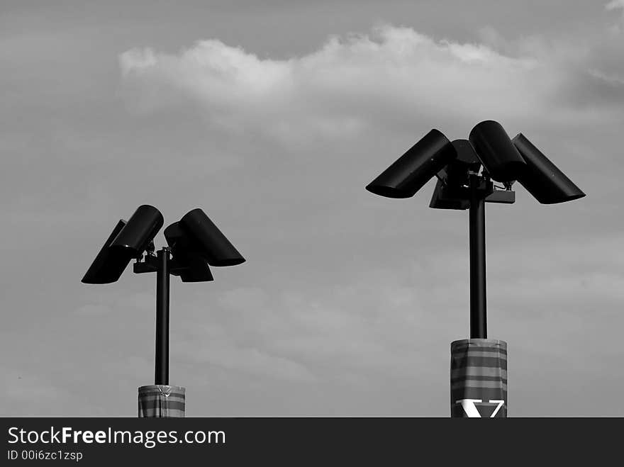 Modern Street Lights Black And