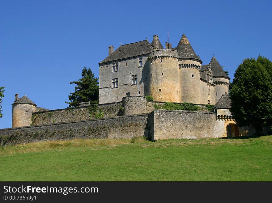 Stock Photo of Chateau de Fenelon in the Dordogne region of France. Stock Photo of Chateau de Fenelon in the Dordogne region of France.