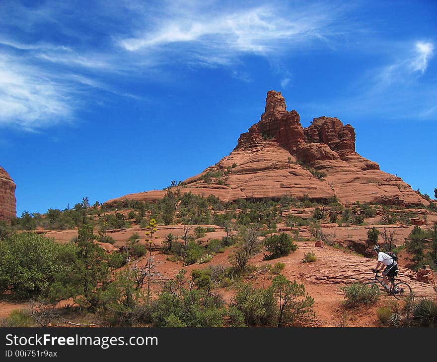 Relaxing mountain view of Sedona, AZ. Relaxing mountain view of Sedona, AZ