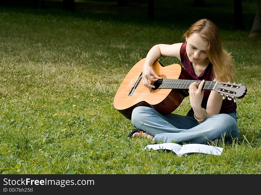 Тhe girl with a guitar