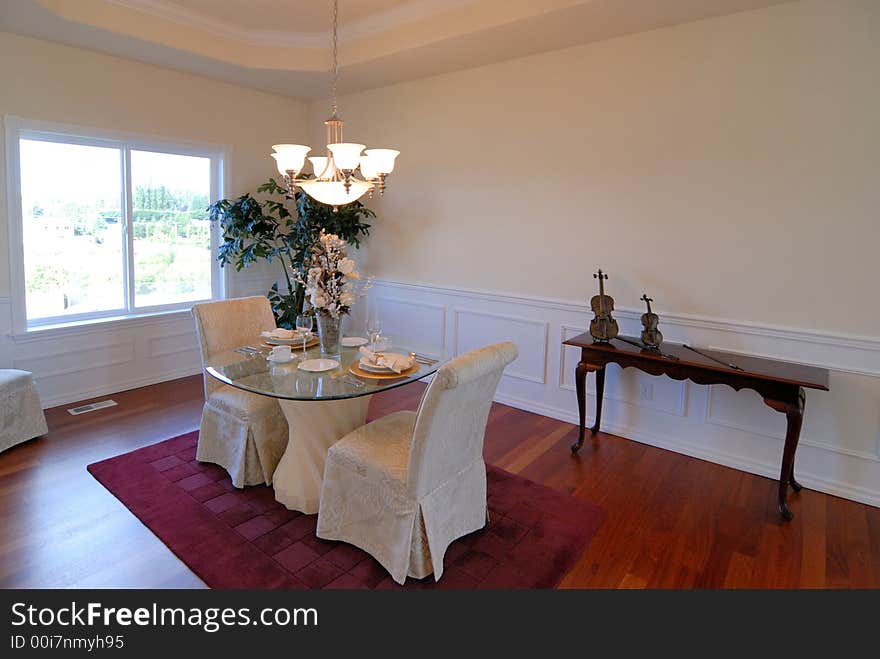 Dining Room with Brazilian Hardwood Floor