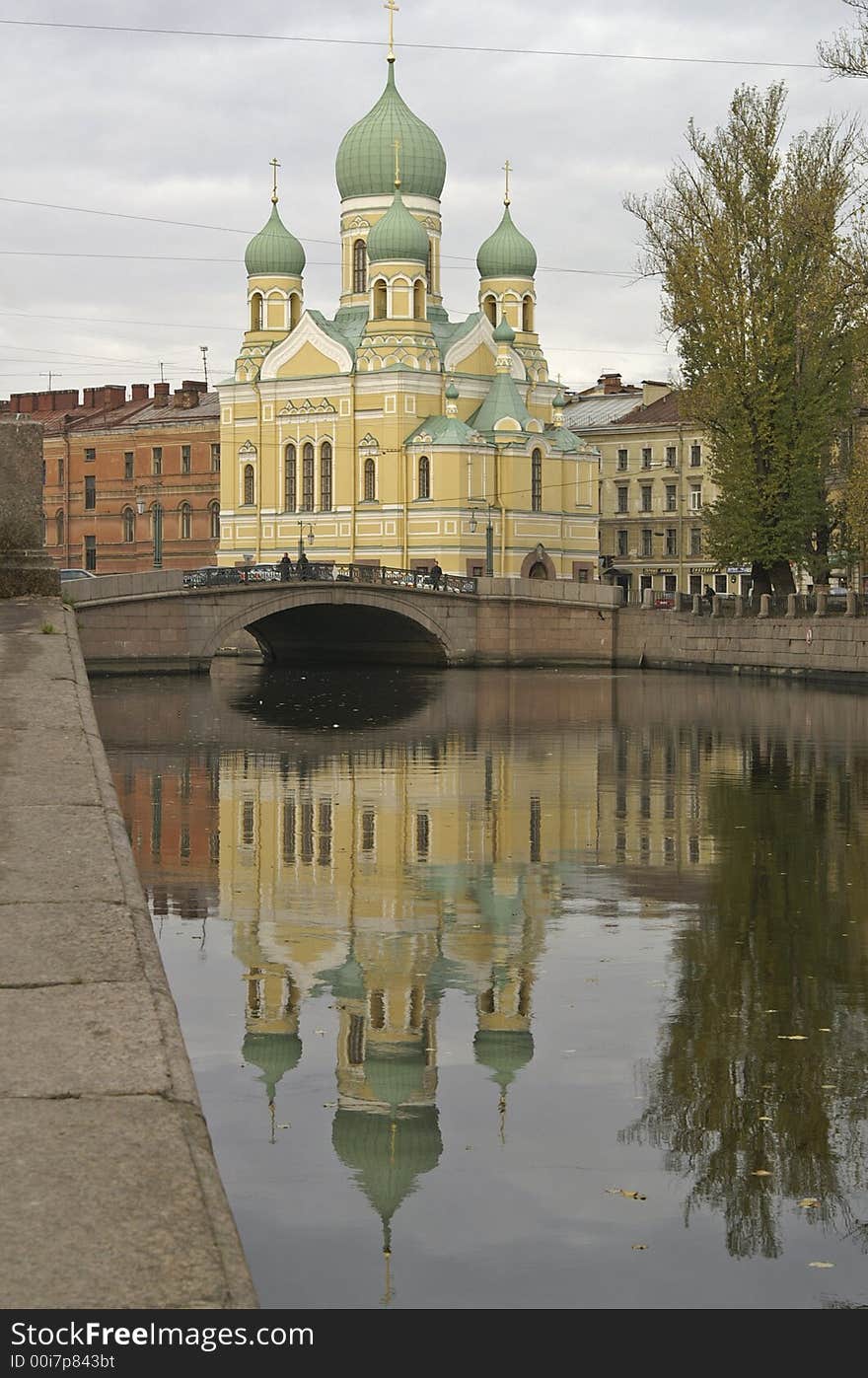 Church on the canal