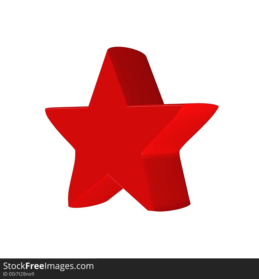 3D rendered purple Star Symbol. 3D rendered purple Star Symbol