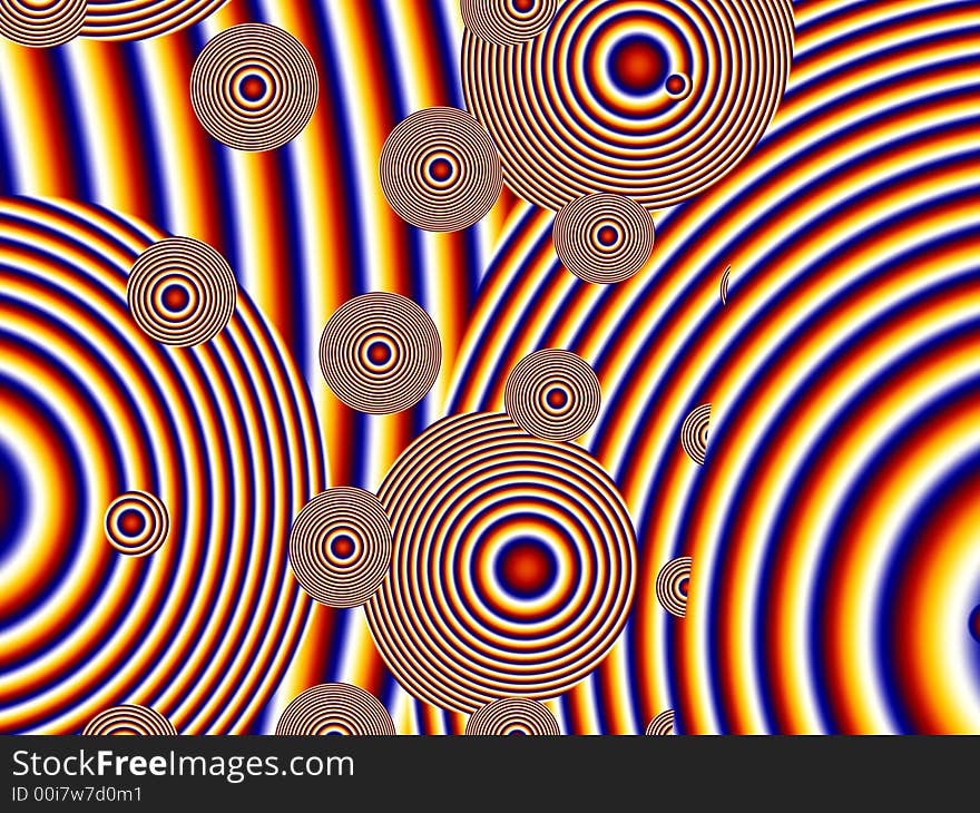 Computer generated abstract background, based on a fractal design