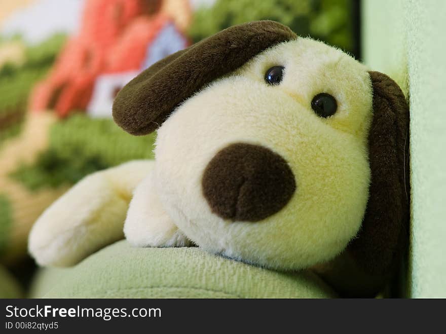 Soft dog toy