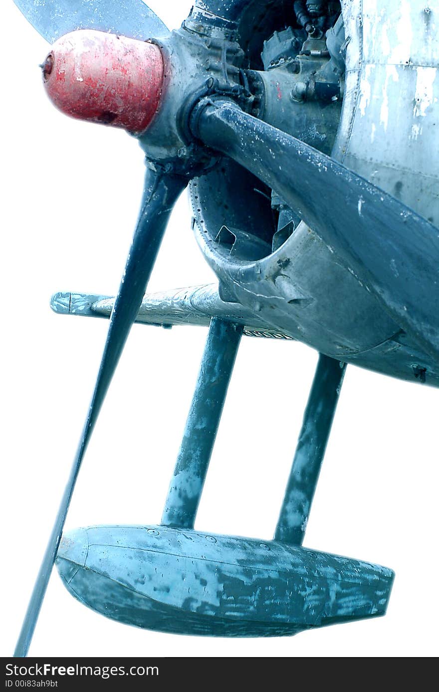 Details of military airplane