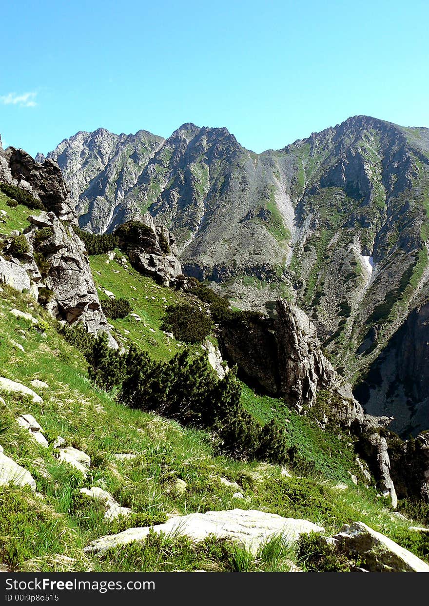 The High Tatras in Slovakia