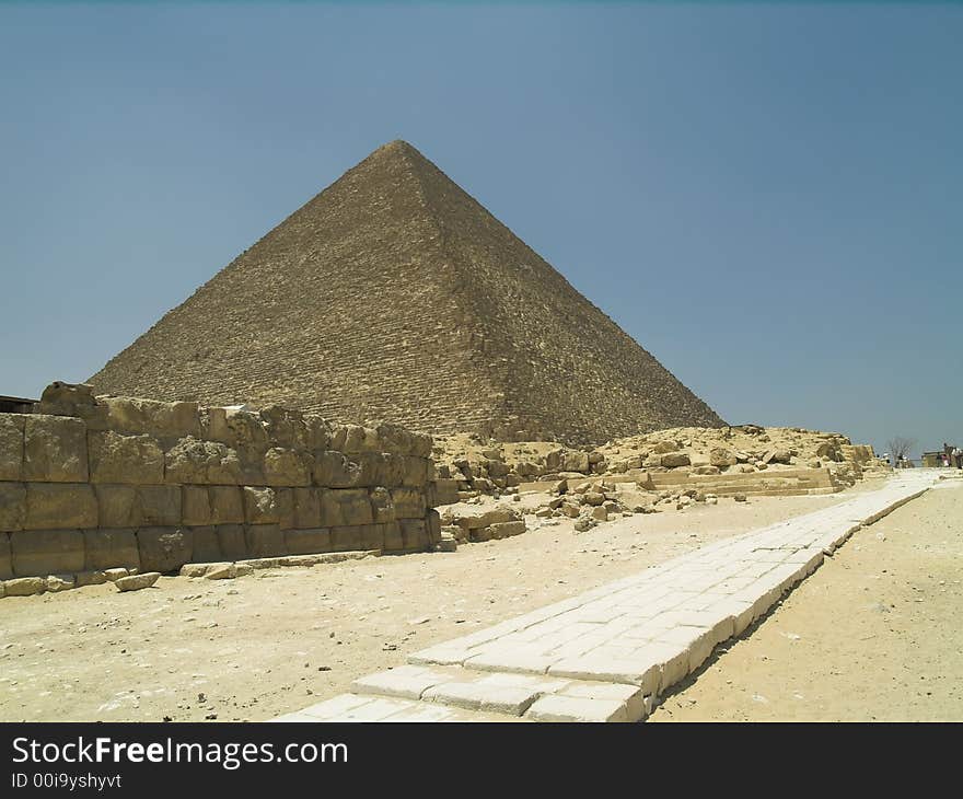 The Greate Pyramid of Giza. Egypt Cairo. The Greate Pyramid of Giza. Egypt Cairo