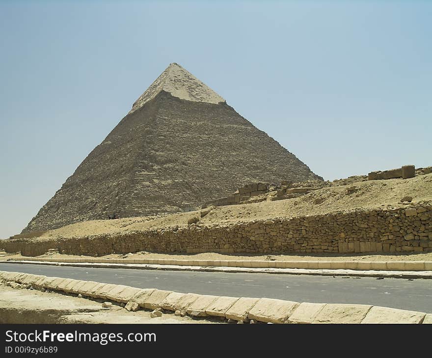 The Greate Pyramid of Giza. Egypt Cairo