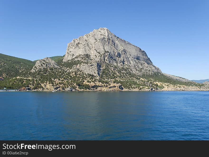 Mountain and ocean