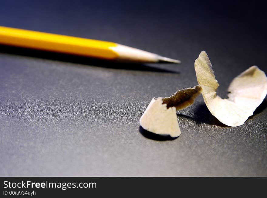 Photo of pencil lying on the desk,