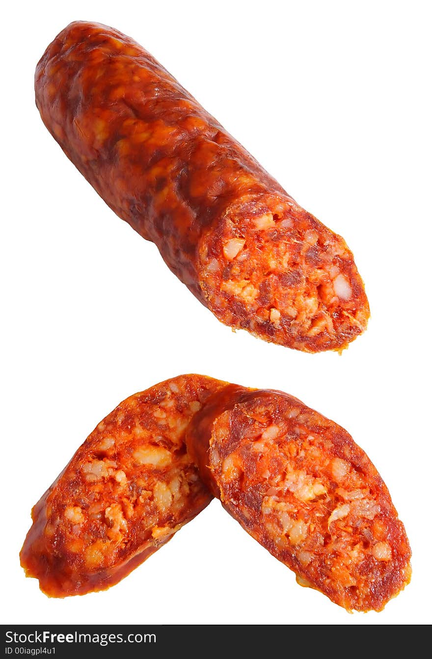 Cuted Spicy Home-made Sausage