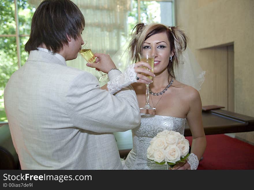 Bride and groom