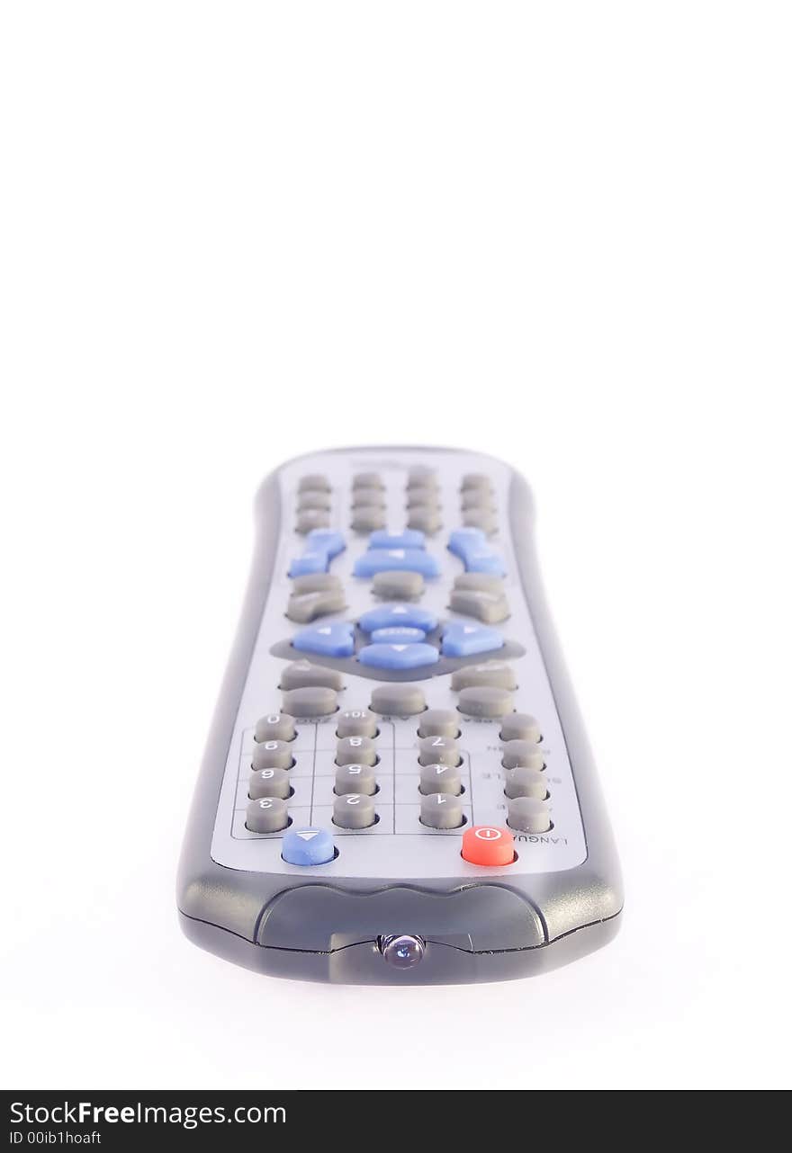 Remote on the white background