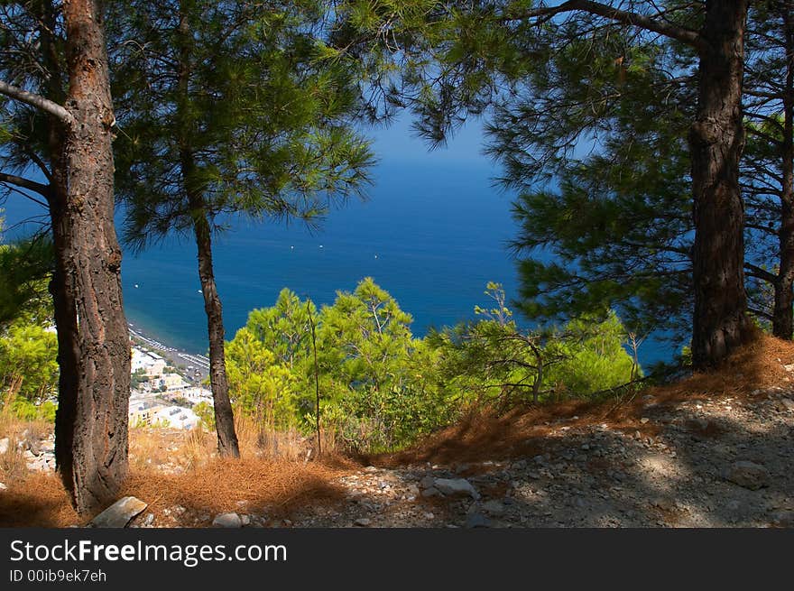 Mediterranean landscape Greece