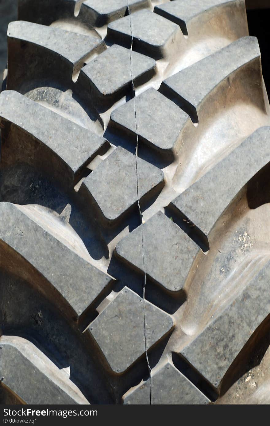 Close up of a big wheel. Close up of a big wheel