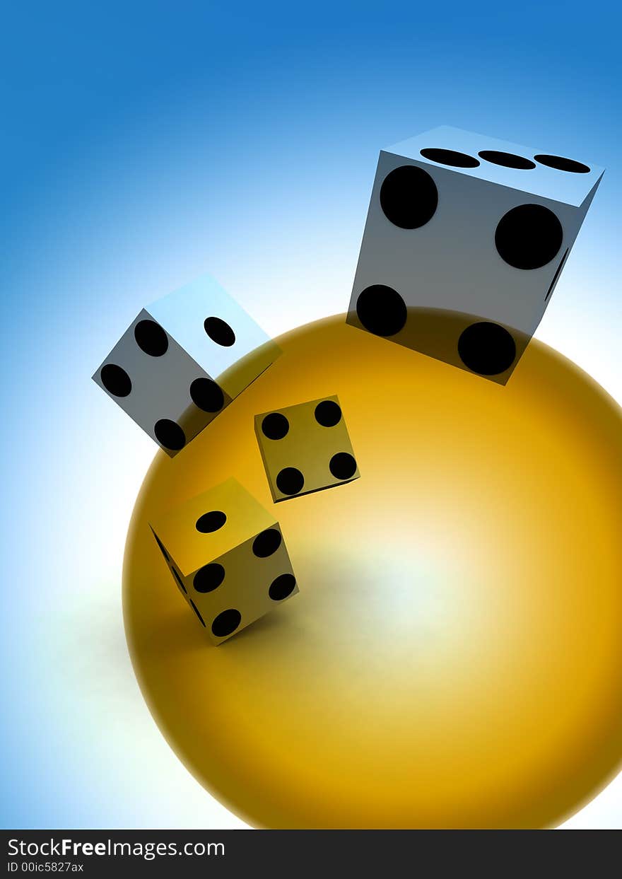 A image of a set of dice that have been thrown, it would be suitable for images based on betting. A image of a set of dice that have been thrown, it would be suitable for images based on betting.