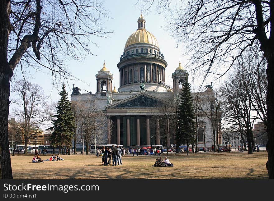 Russia. Saint-Petersburg. Isaak cathedral