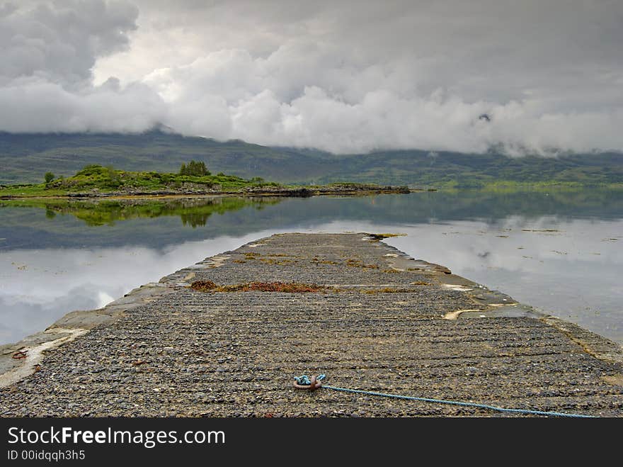 Jetty on Loch Torridon