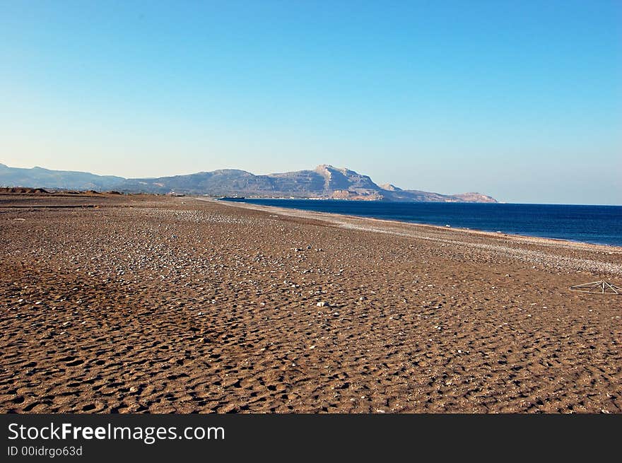 Empty beach