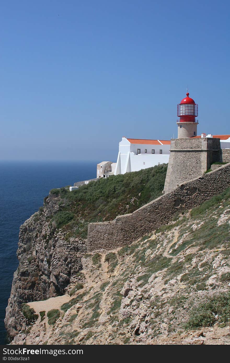 Lighthouse on cliff