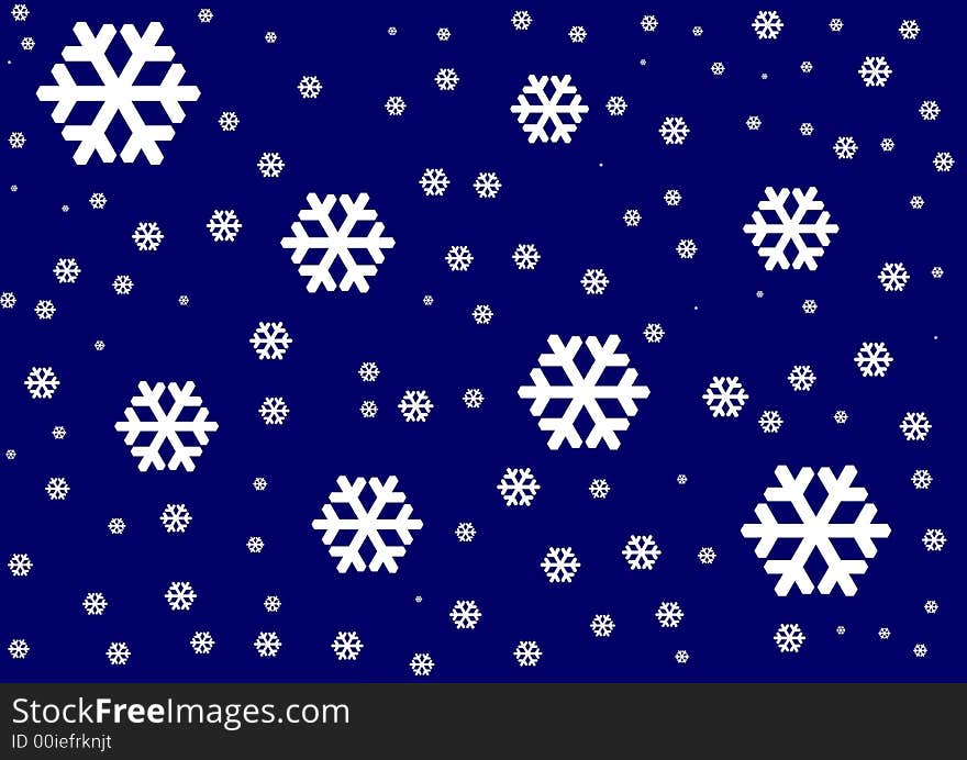 Background With Snowflakes