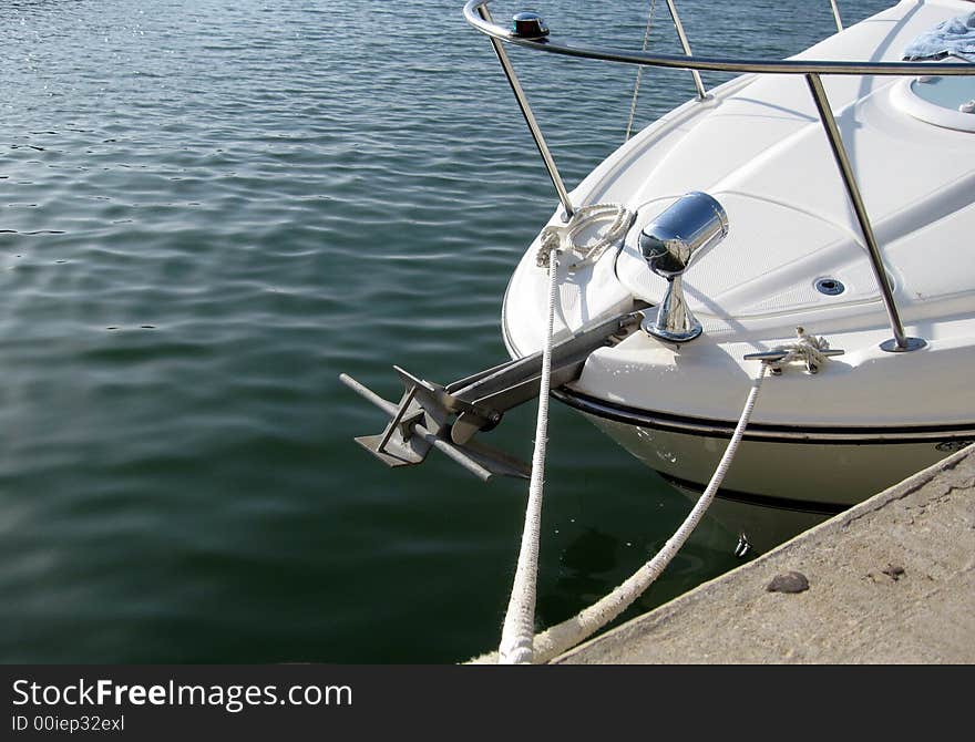 Bow Section of a Yacht