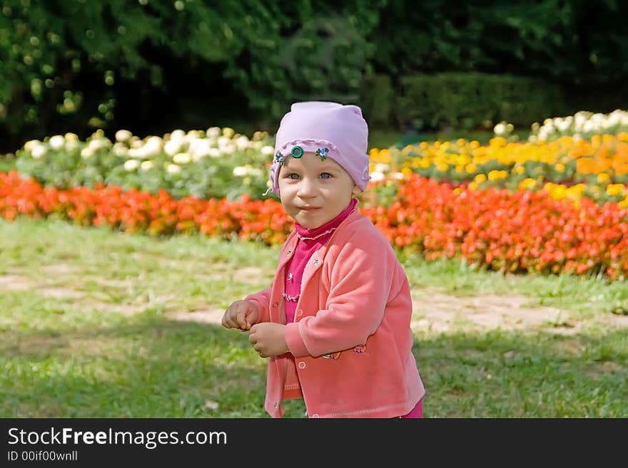 Beautiful young child looking at camera. Beautiful young child looking at camera