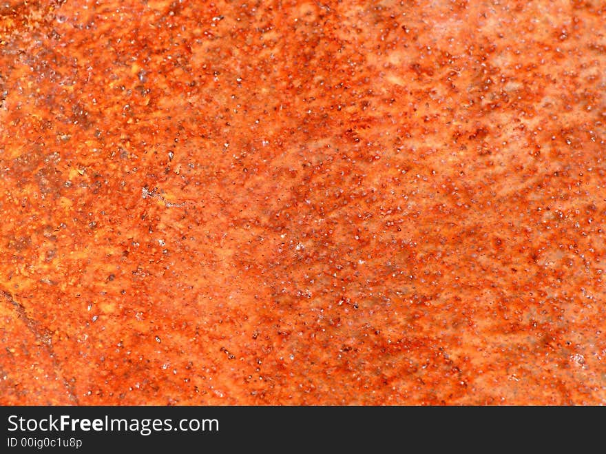 Surface of  metal sheet covered with  rust. Surface of  metal sheet covered with  rust